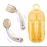 قاشق چنگال سلیکونی تدی