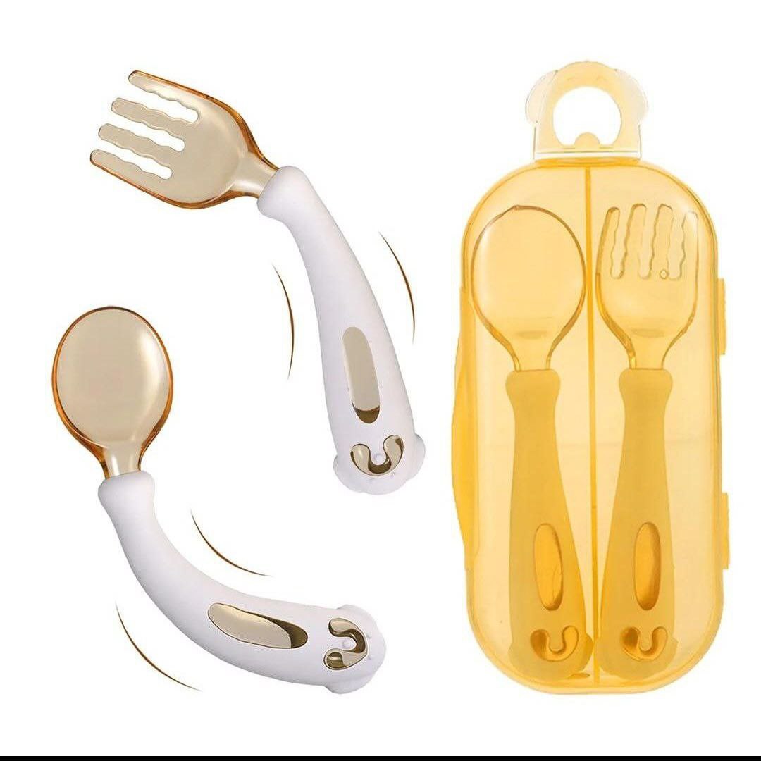 photo_2025-09-22_13-30-23 قاشق چنگال سلیکونی تدی - Image 1