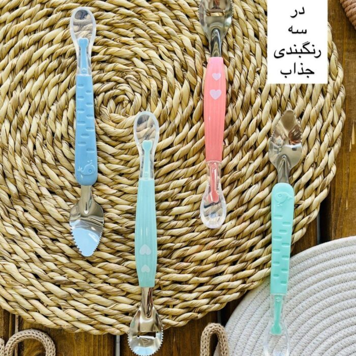 قاشق پوره کن سیلیکونی کودک