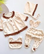 ست پنج تیکه نوزادی ترک دخترانه